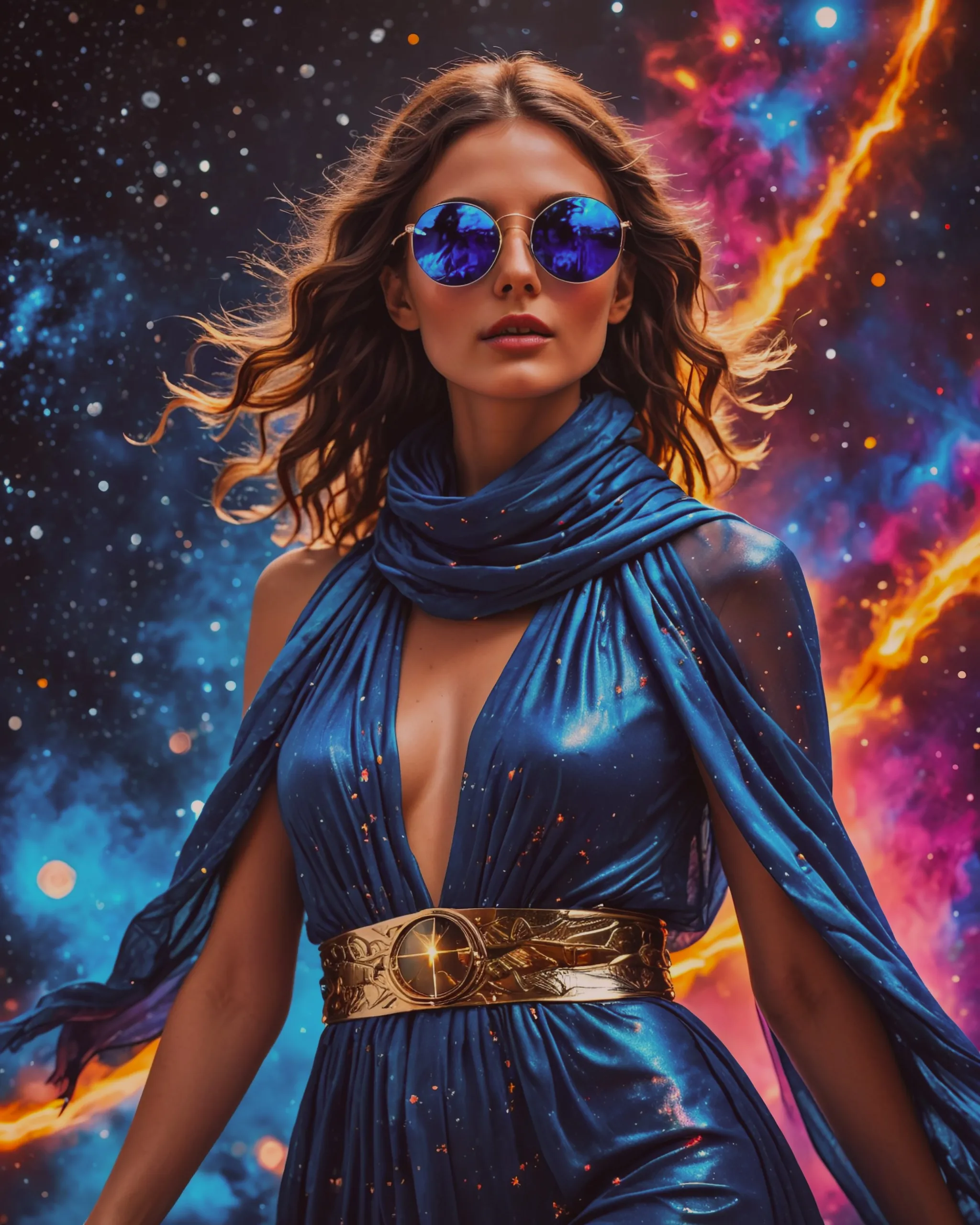 Closet Nebula A glowing cosmic - Free AI Photo Generator - starryai