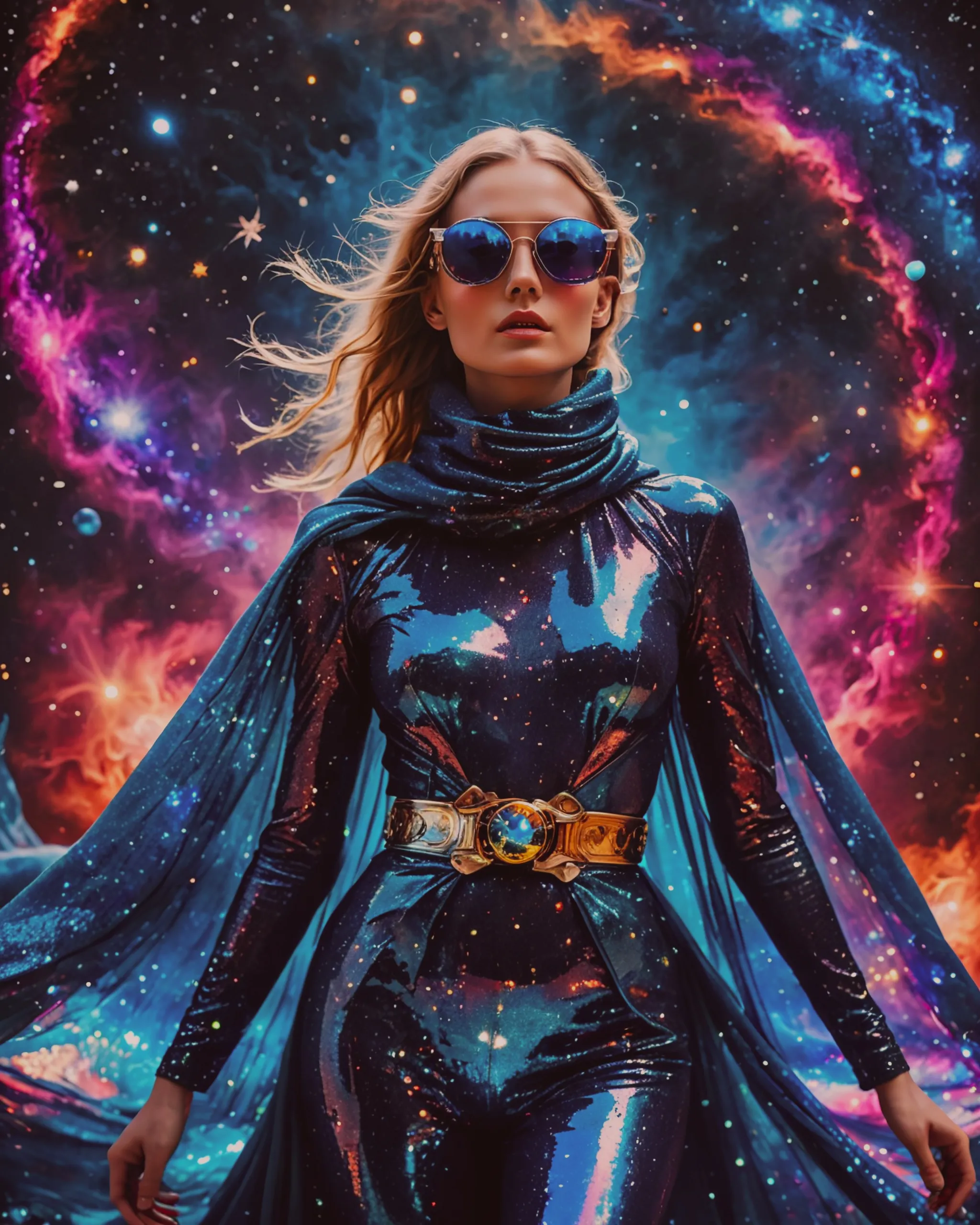 Closet Nebula A glowing cosmic - Free AI Photo Generator - starryai