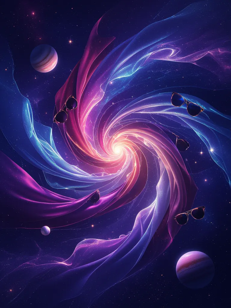Closet Nebula A glowing cosmic - Free AI Photo Generator - starryai