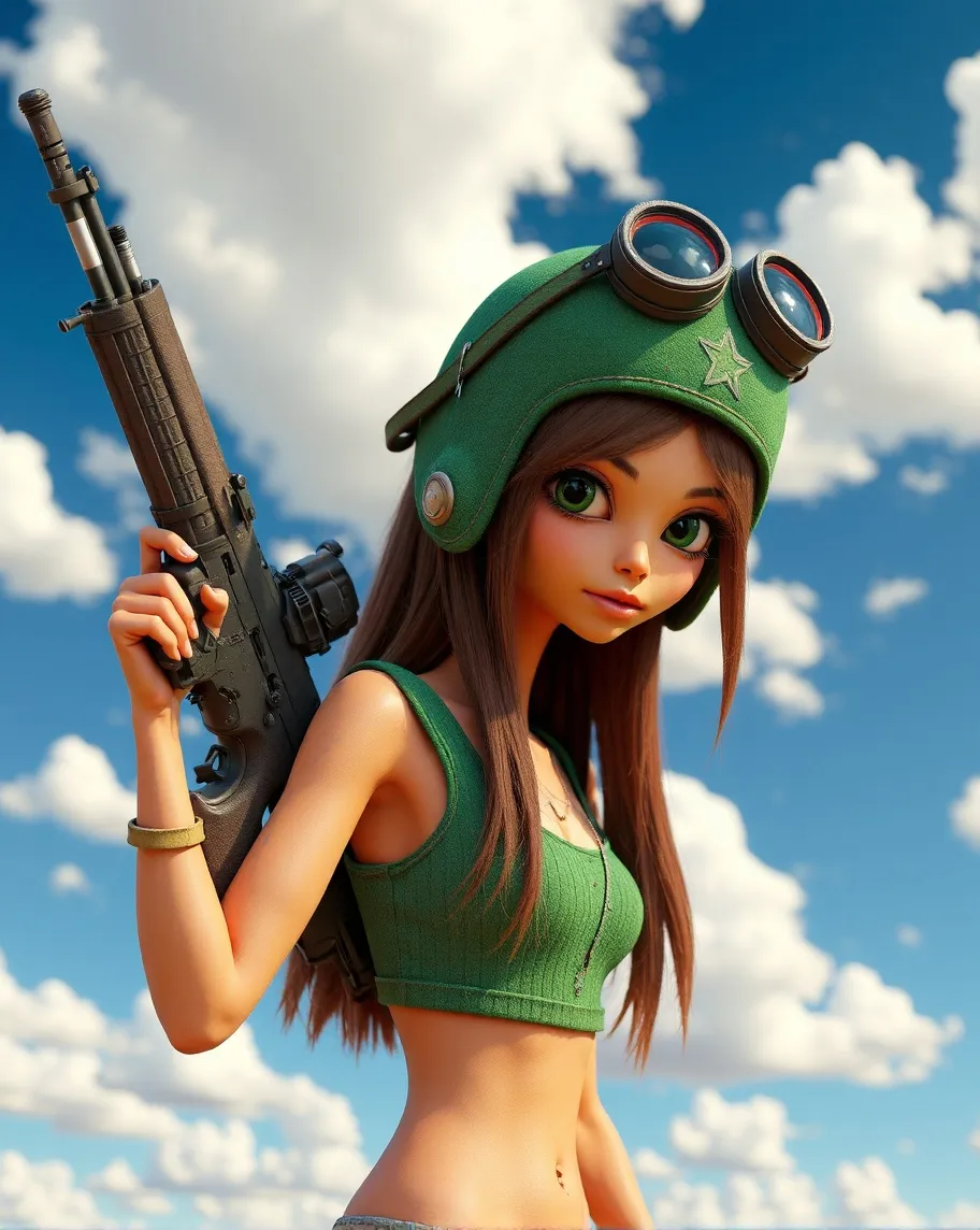 Digital illustration a young long - Free AI Photo Generator - starryai