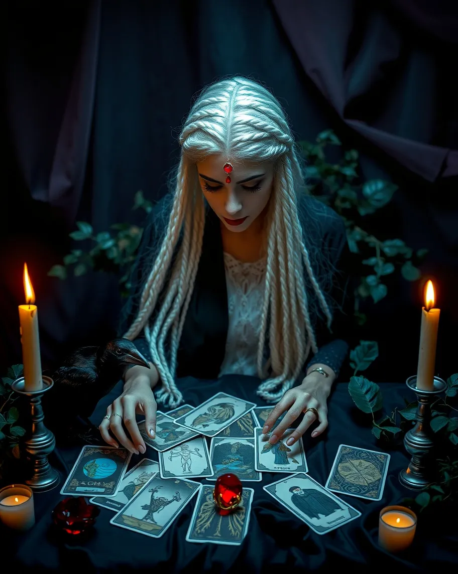 Create a hauntingly mystical a - Free AI Photo Generator - starryai