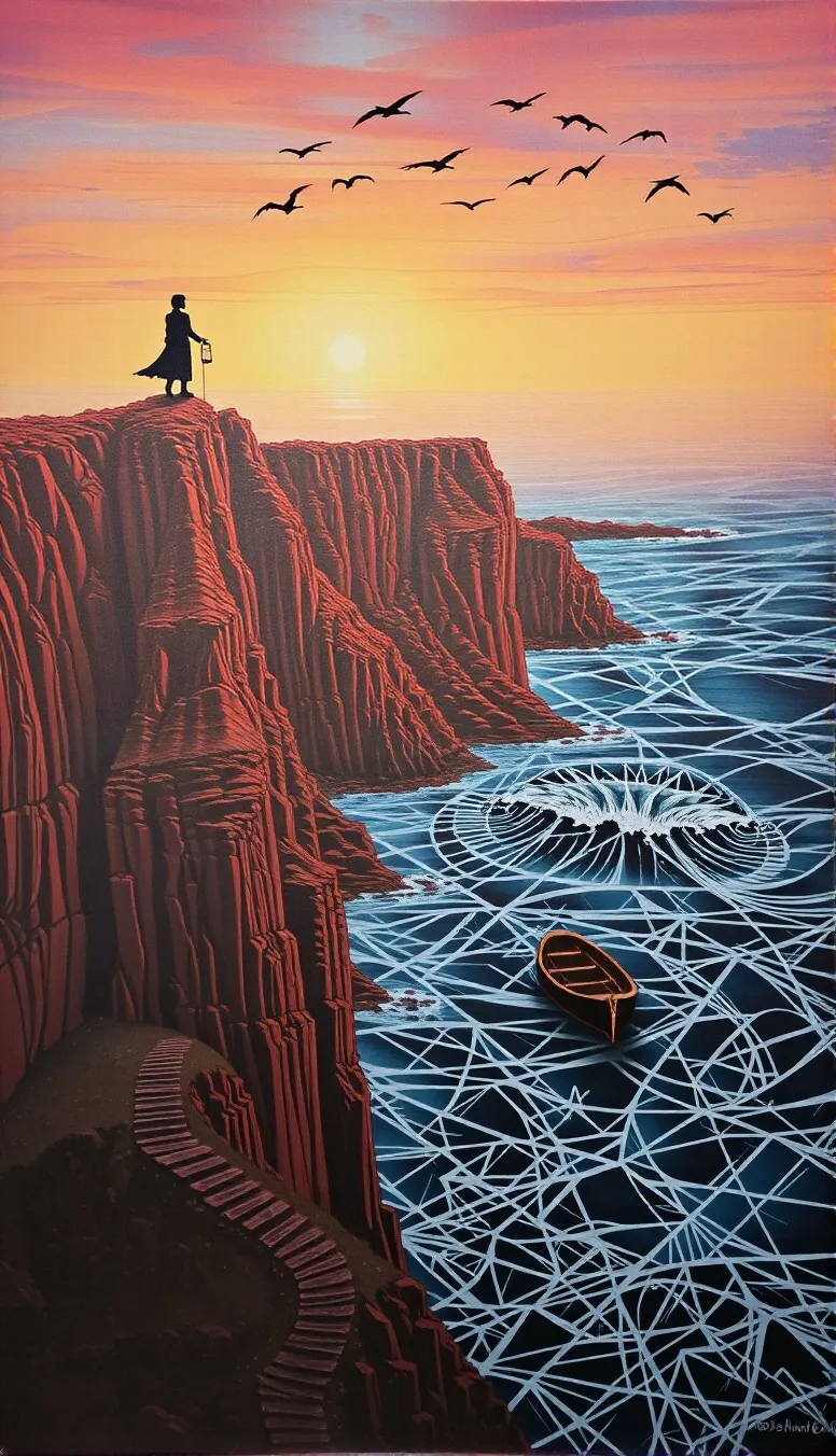 Envision a dramatic coastal scene - Free AI Photo Generator - starryai