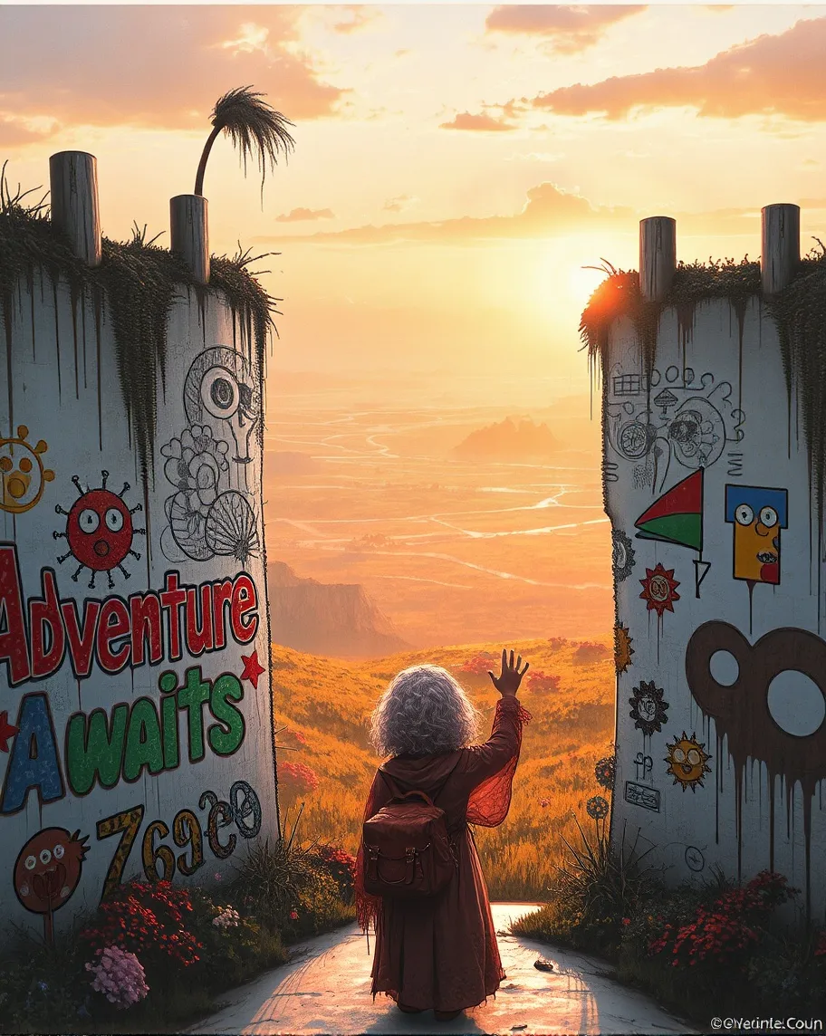 At edge a whimsical fantasy city, - Free AI Photo Generator - starryai