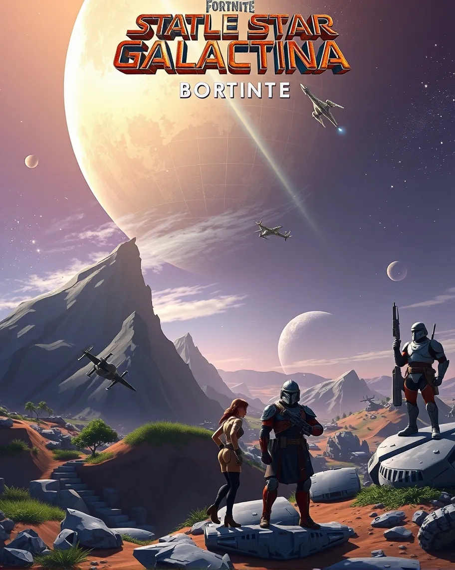 Realistic battle star galactica - Free AI Photo Generator - starryai