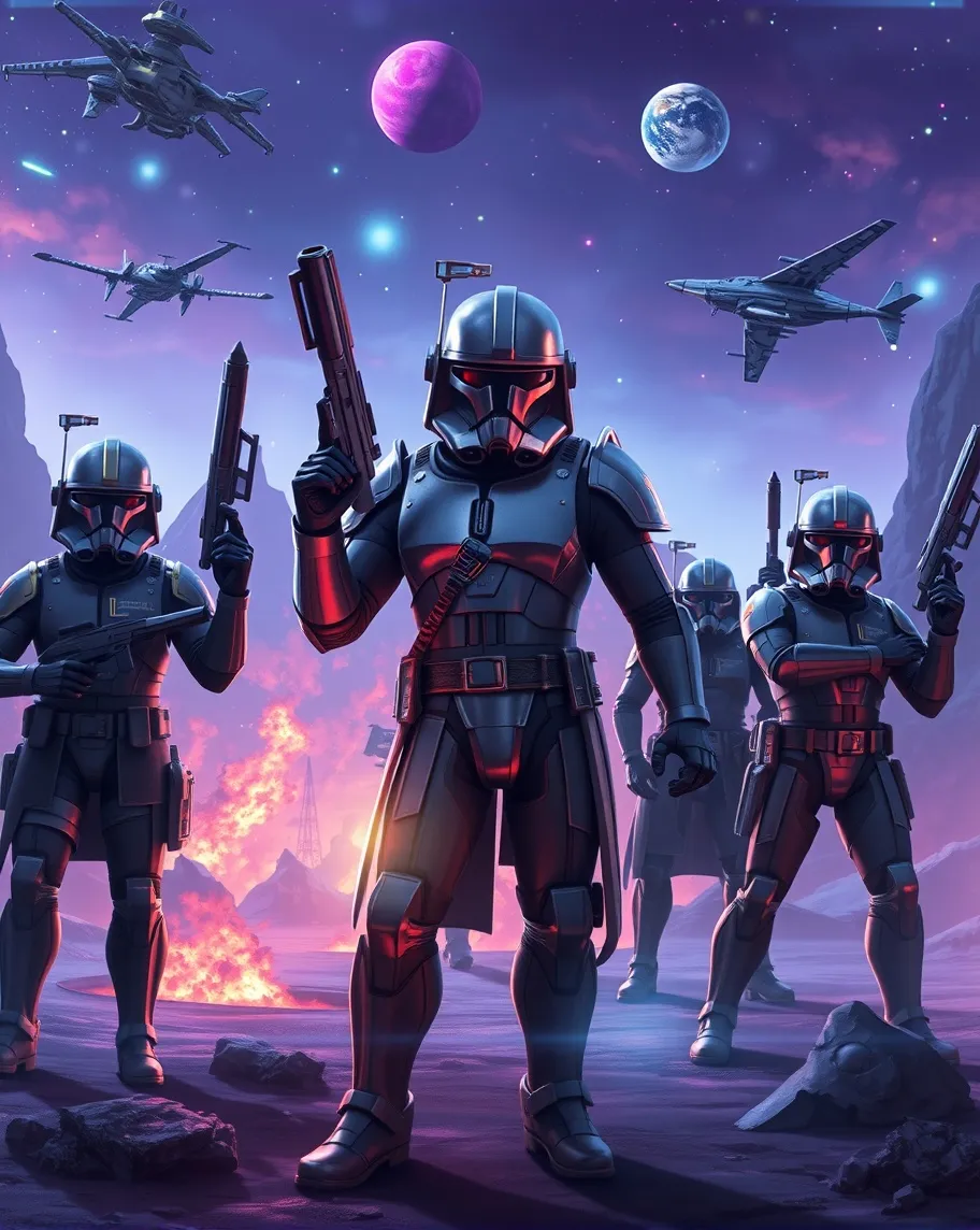 Realistic battle star galactica - Free AI Photo Generator - starryai