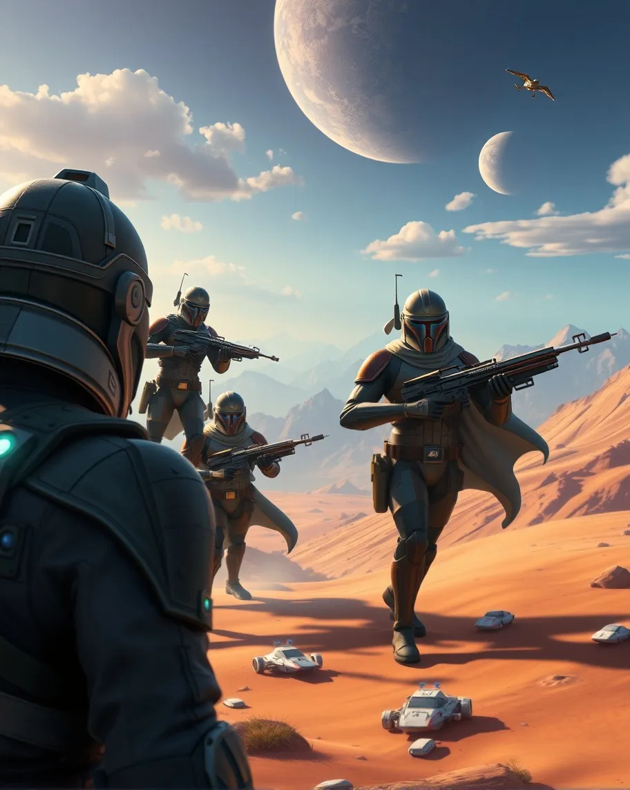 Realistic battle star galactica - Free AI Photo Generator - starryai
