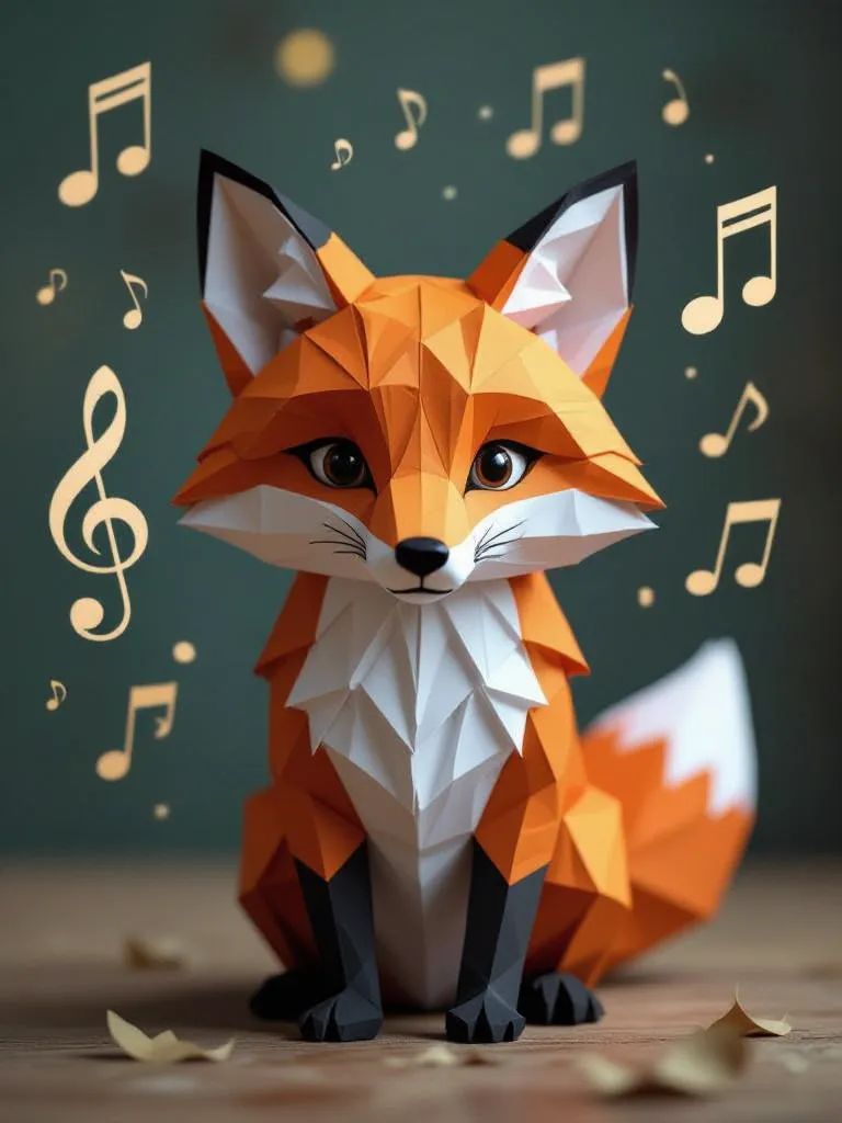 Music Fox - Free AI Photo Generator - starryai