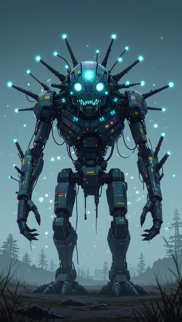 Depict yourself as Ai monster - Free AI Photo Generator - starryai
