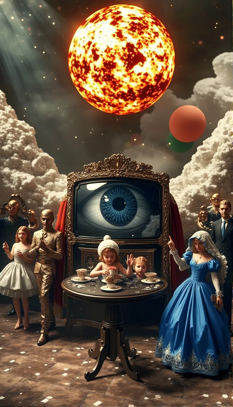 Surreal extremely tall humanoid - Free AI Photo Generator - starryai