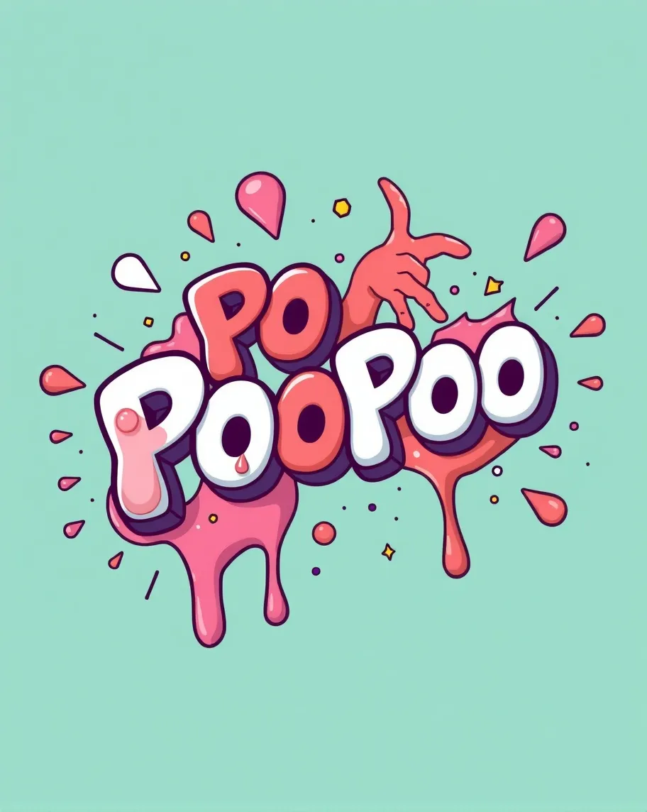 typographic Transformation poo - Free AI Photo Generator - starryai
