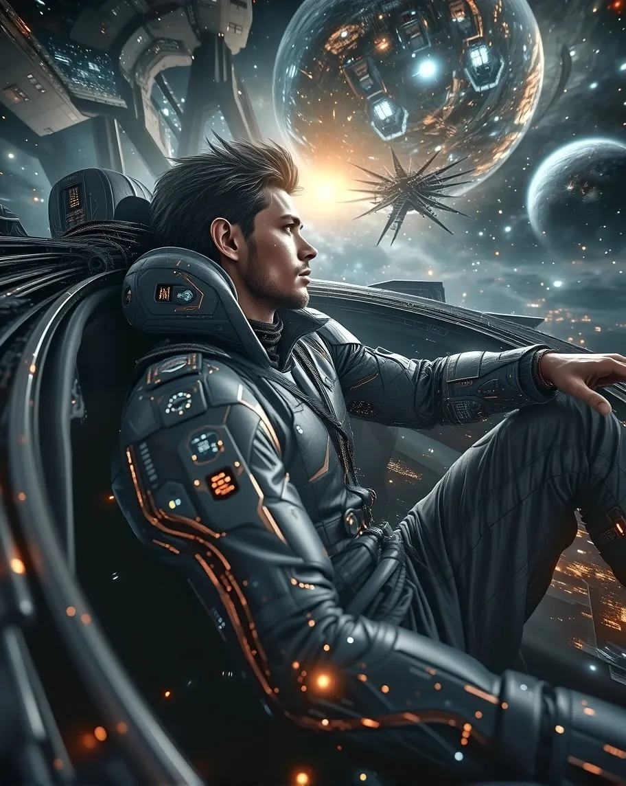 Realistic human male full digital - Free AI Photo Generator - starryai