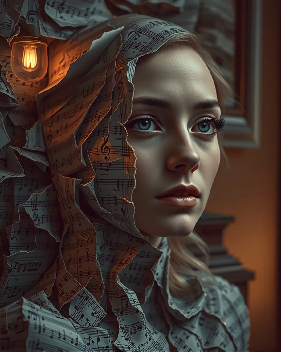 A surreal artistic portrait - Free AI Photo Generator - starryai