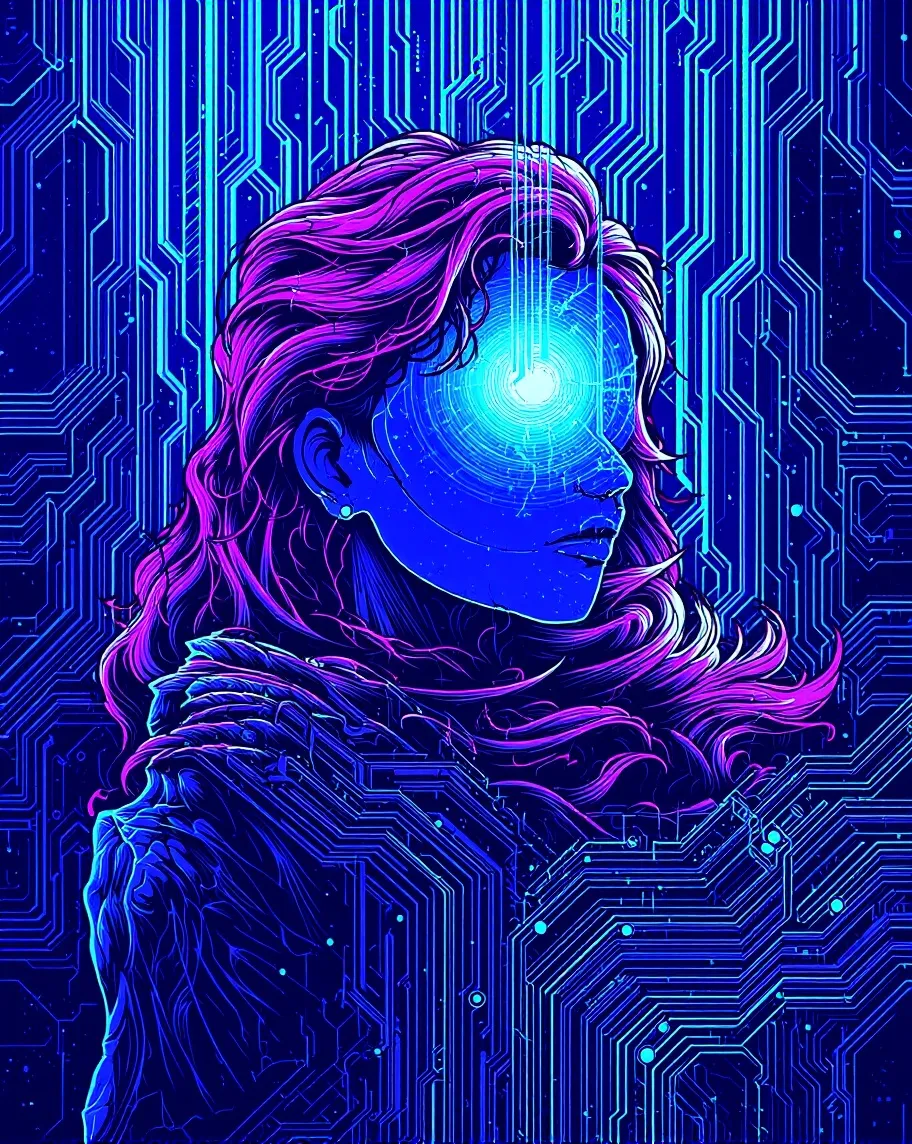 A technopath who can interface with and control technological systems, her cybernetic enhancements granting her unprecedented access to the digital realm.