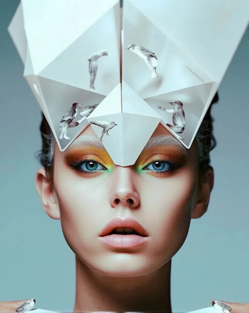 A surreal digital portrait a from - Free AI Photo Generator - starryai