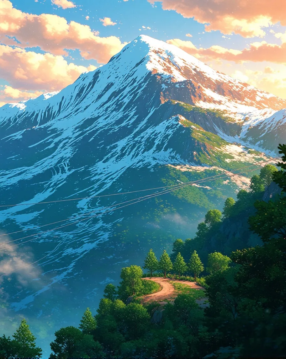 end one mountain beginning - Free AI Photo Generator - starryai