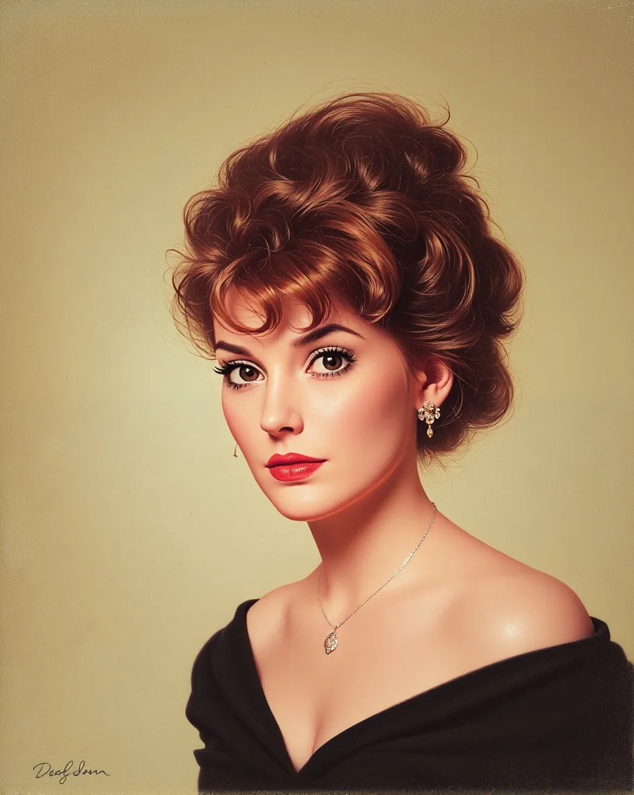 A regal looking woman freckled - Free AI Photo Generator - starryai