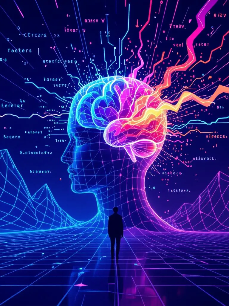 Imagine a world where thoughts as - Free AI Photo Generator - starryai