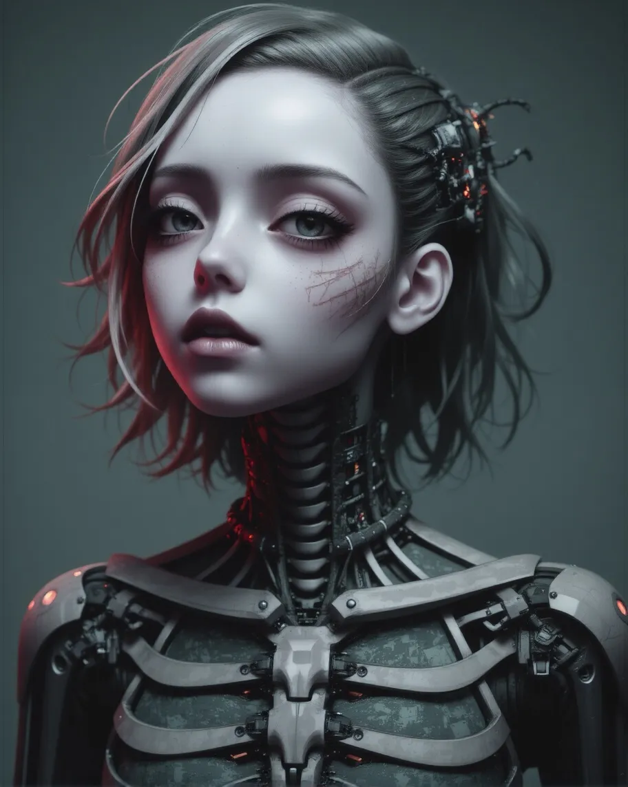 A Damaged, Outdated, Model - Free AI Photo Generator - starryai
