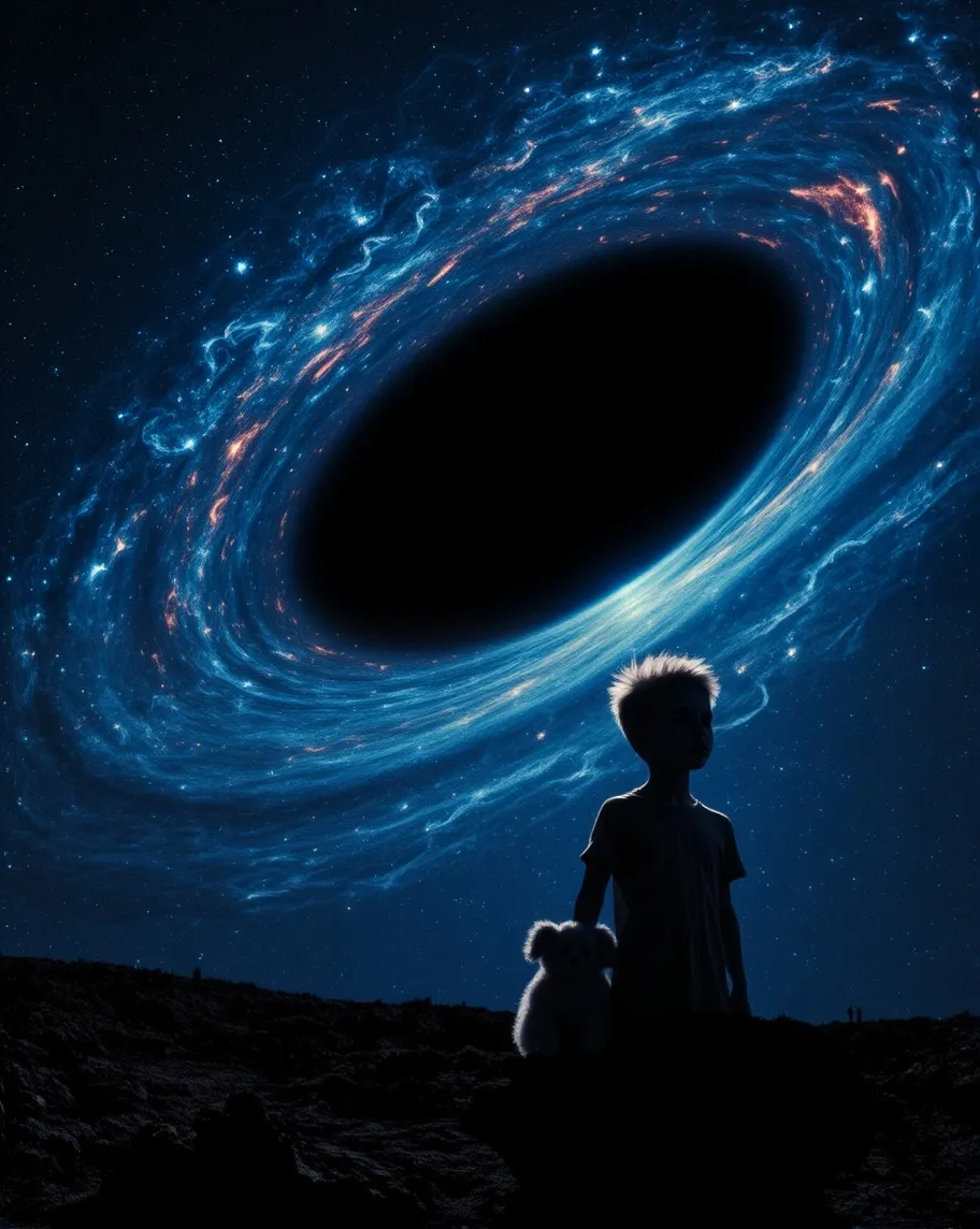Interstellar black hole, huge - Free AI Photo Generator - starryai