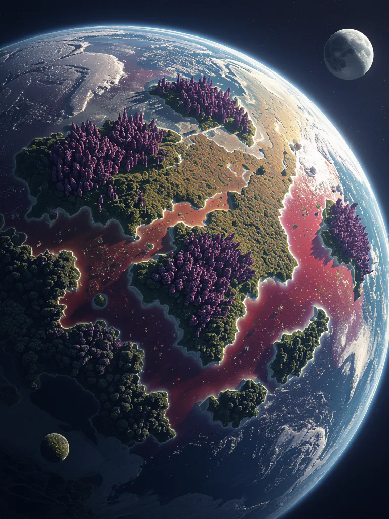 alien world, much like earth, but - Free AI Photo Generator - starryai