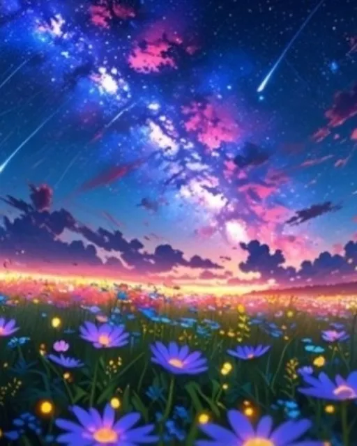 A dreamy atmospheric nighttime - Free AI Photo Generator - starryai