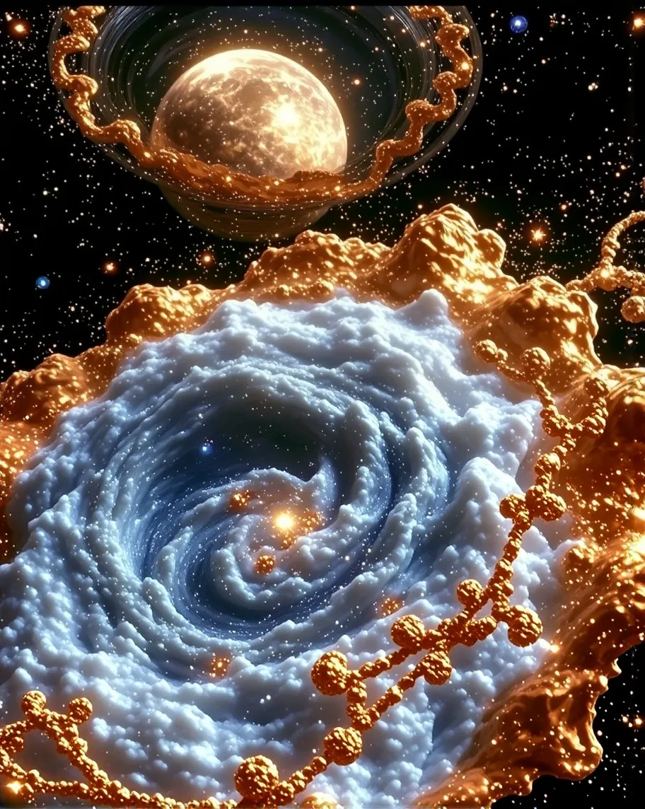 Nebula that resembles a mandala - Free AI Photo Generator - starryai