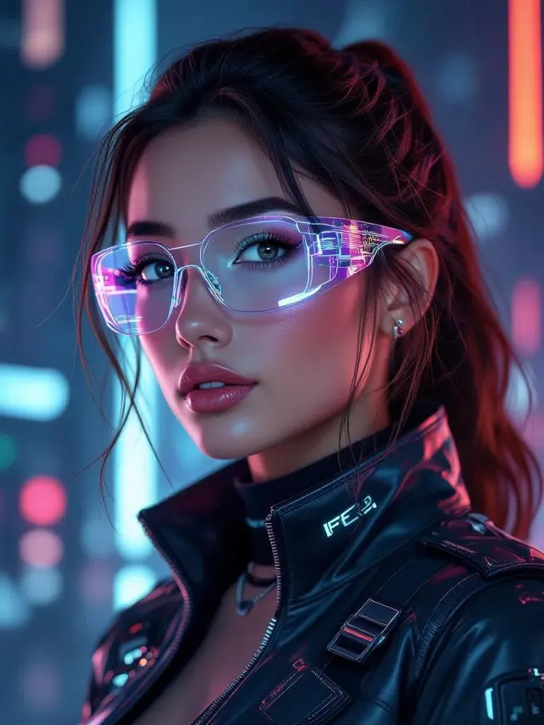 A digital portrait a young woman, - Free AI Photo Generator - starryai
