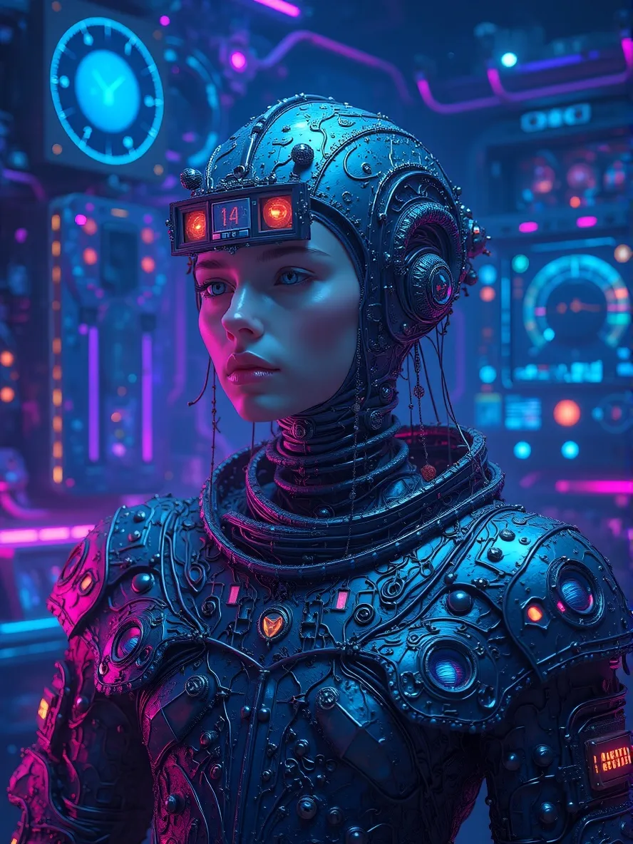 digital portrait artwork a human - Free AI Photo Generator - starryai