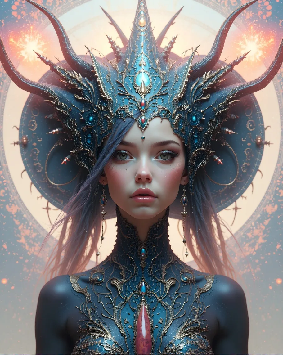 Symmetry!! Portrait A Gorgeous 8 - Free AI Photo Generator - starryai