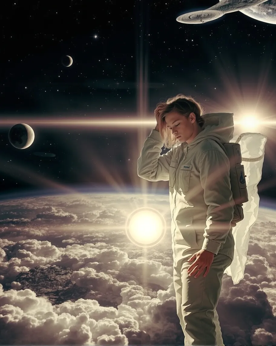 Star light clusters over space - Free AI Photo Generator - starryai