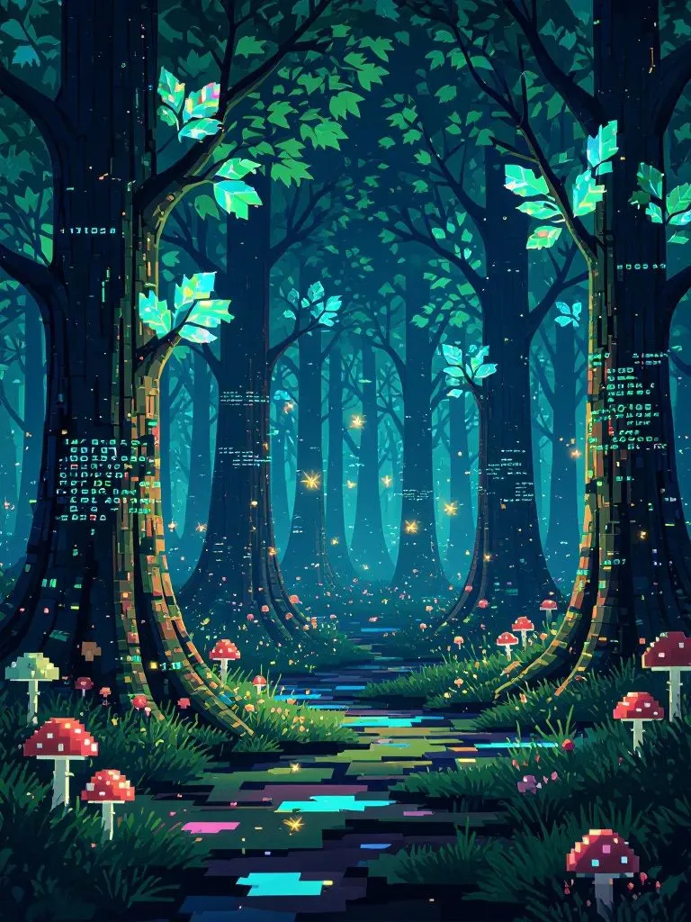 Debug Forest - Free AI Photo Generator - starryai