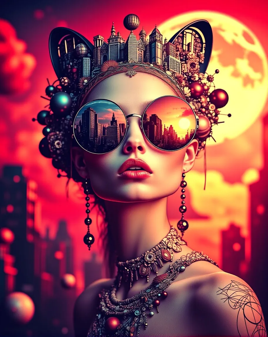 A surreal portrait a fantastical - Free AI Photo Generator - starryai