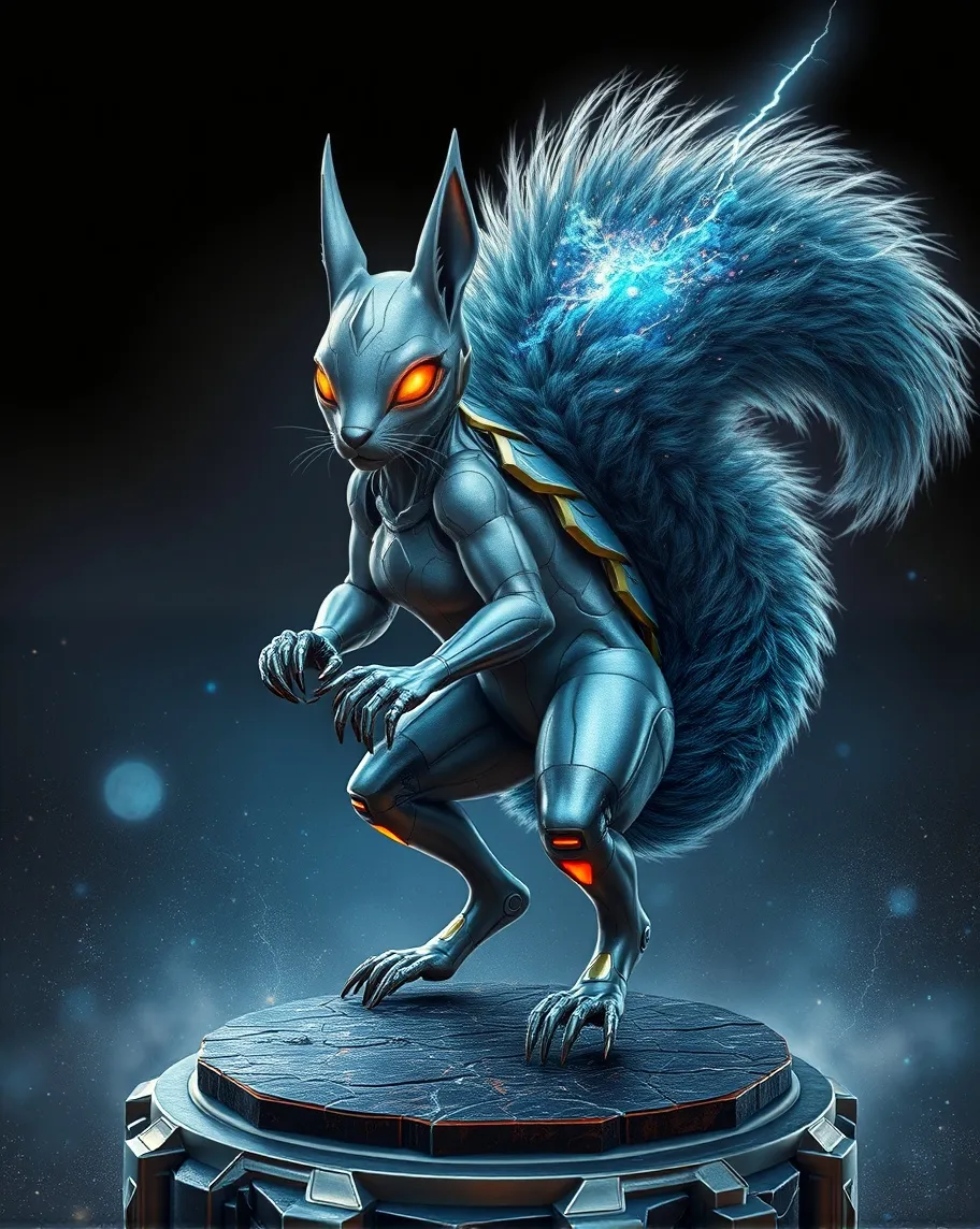 digital painting a humanoid a on - Free AI Photo Generator - starryai