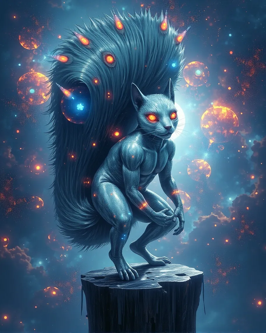 digital painting a humanoid a on - Free AI Photo Generator - starryai