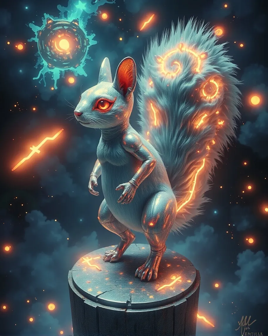 digital painting a humanoid a on - Free AI Photo Generator - starryai
