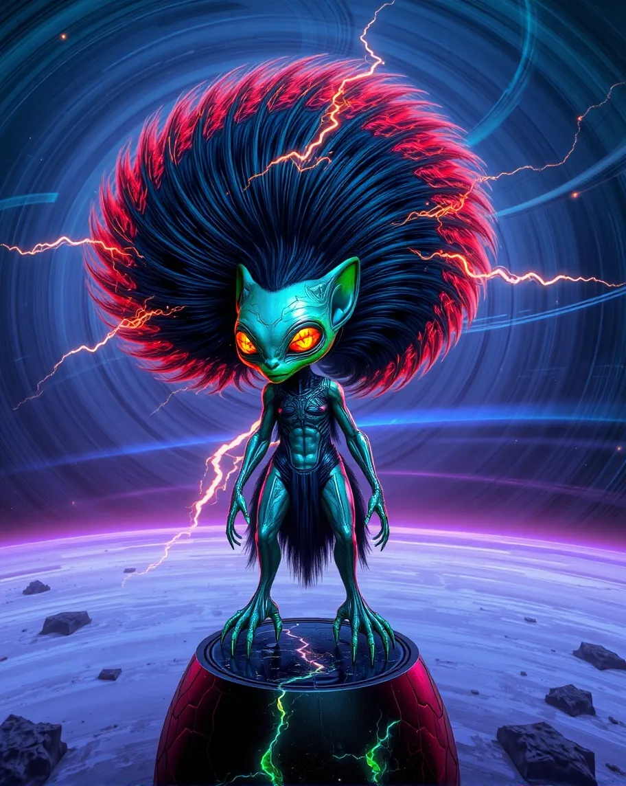 digital painting a humanoid a on - Free AI Photo Generator - starryai