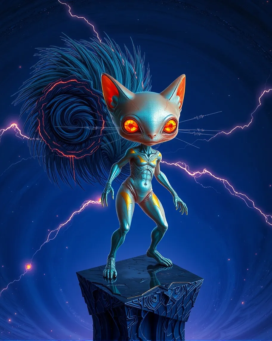 digital painting a humanoid a on - Free AI Photo Generator - starryai