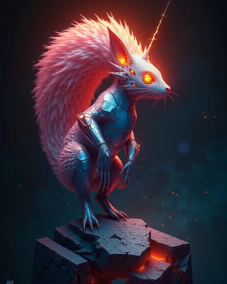 digital painting a humanoid a on - Free AI Photo Generator - starryai