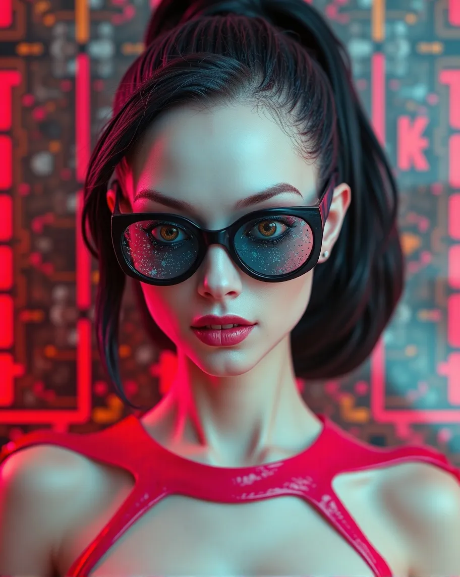 digital artwork showcasing a skin - Free AI Photo Generator - starryai
