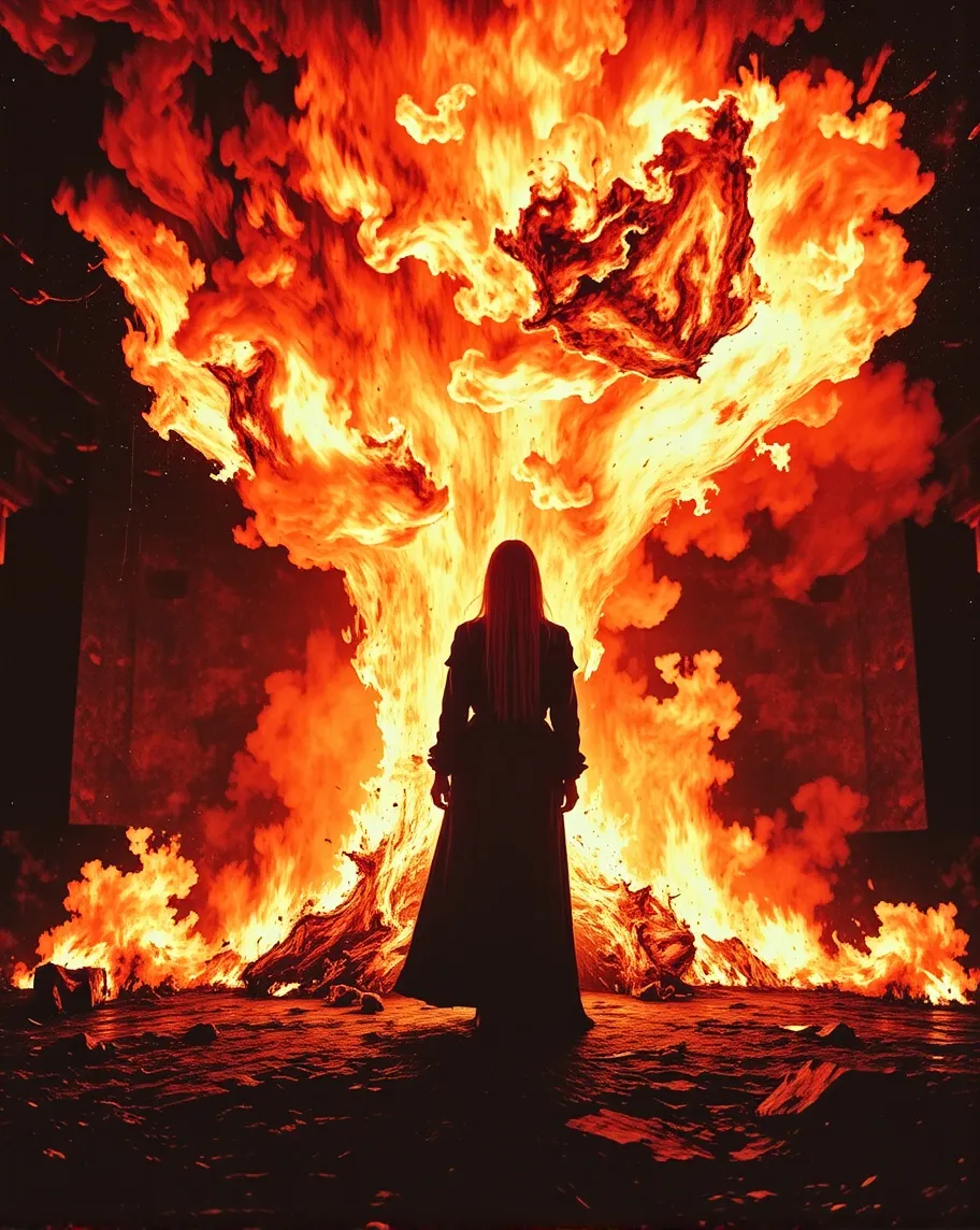 fire rage - Free AI Photo Generator - starryai