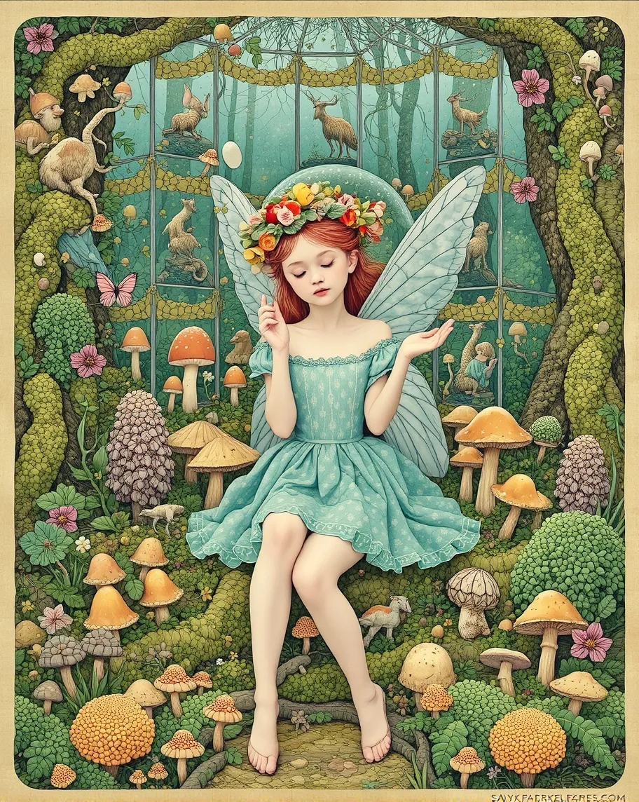 A fairy who lives enchanting live - Free AI Photo Generator - starryai