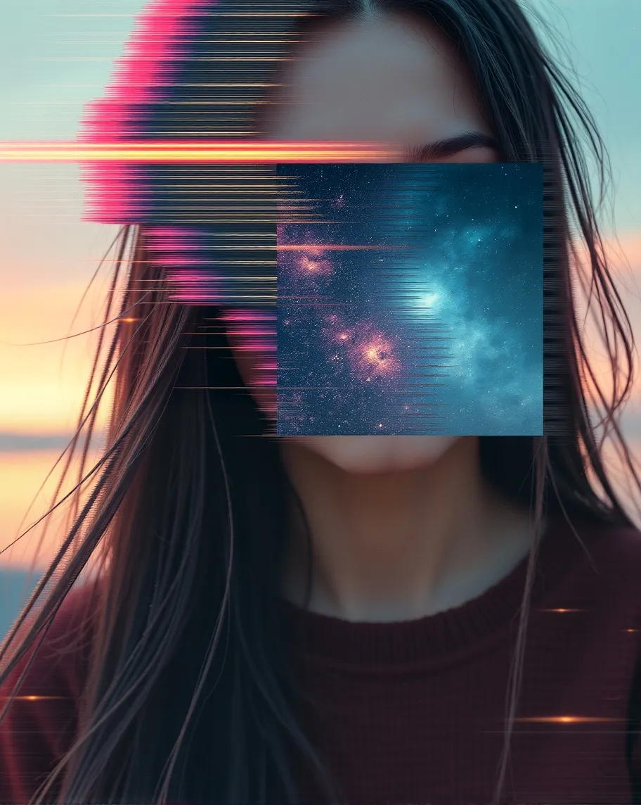 A surreal digital artwork a young - Free AI Photo Generator - starryai