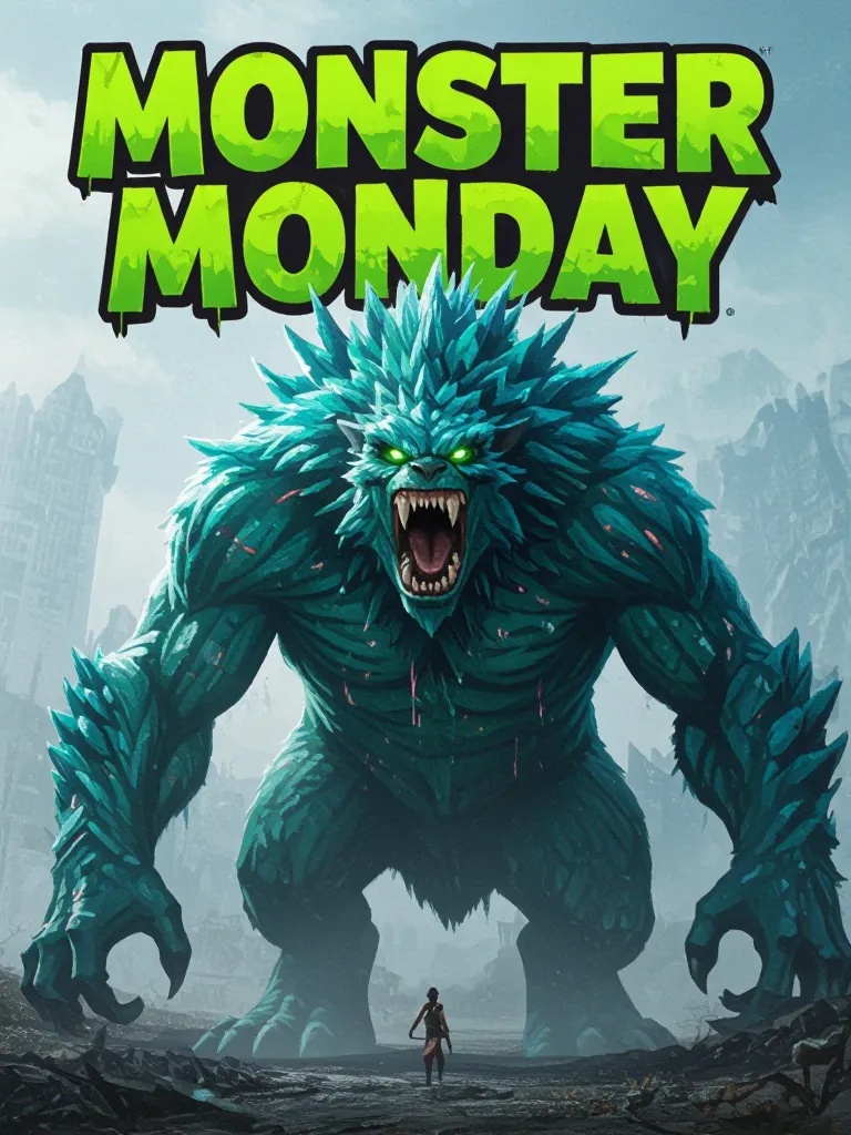 Monster Monday madness - Free AI Photo Generator - starryai