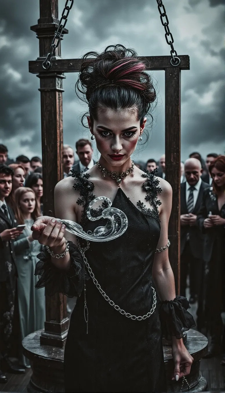 A mad hauntingly beautiful woman - Free AI Photo Generator - starryai
