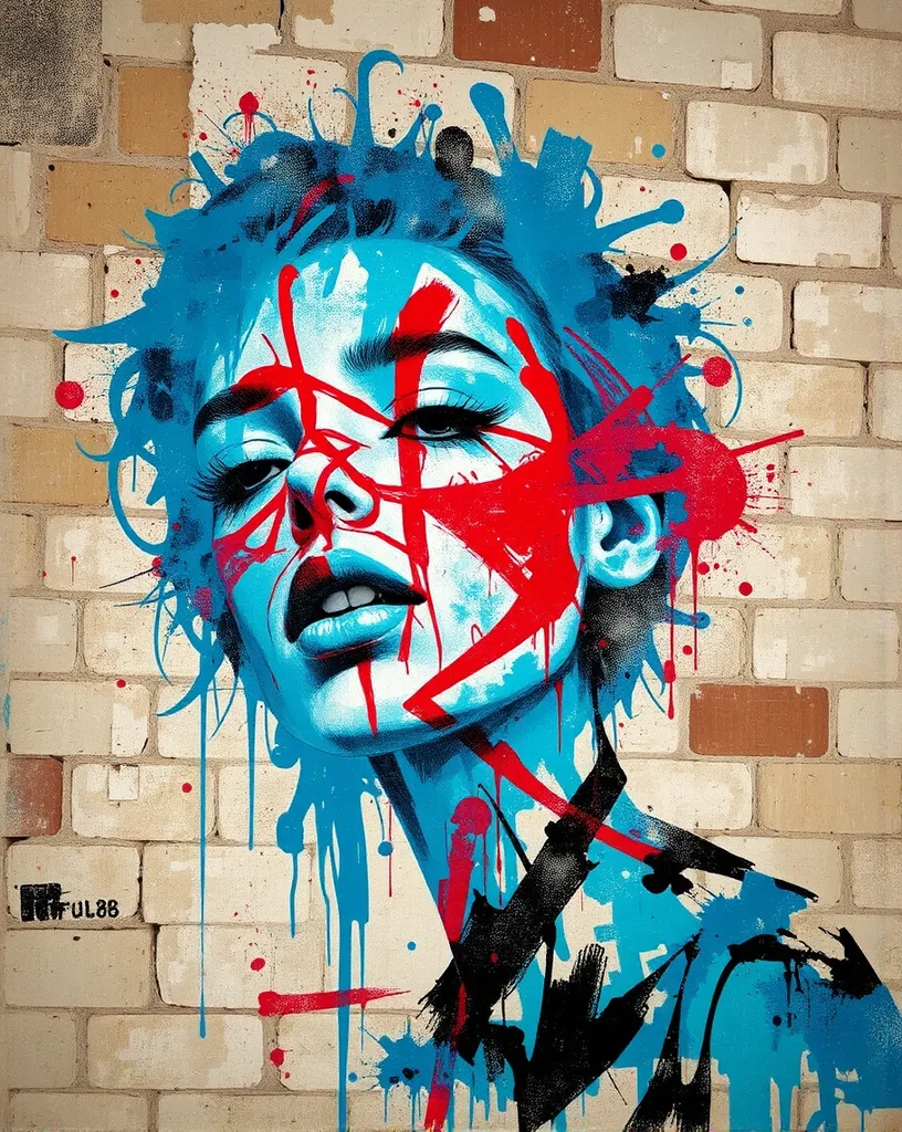 digital painting abstract human - Free AI Photo Generator - starryai