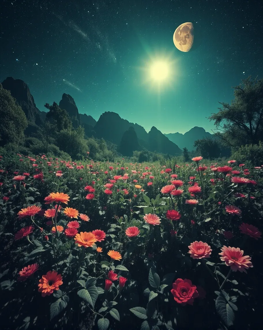A beautiful garden somewhere - Free AI Photo Generator - starryai