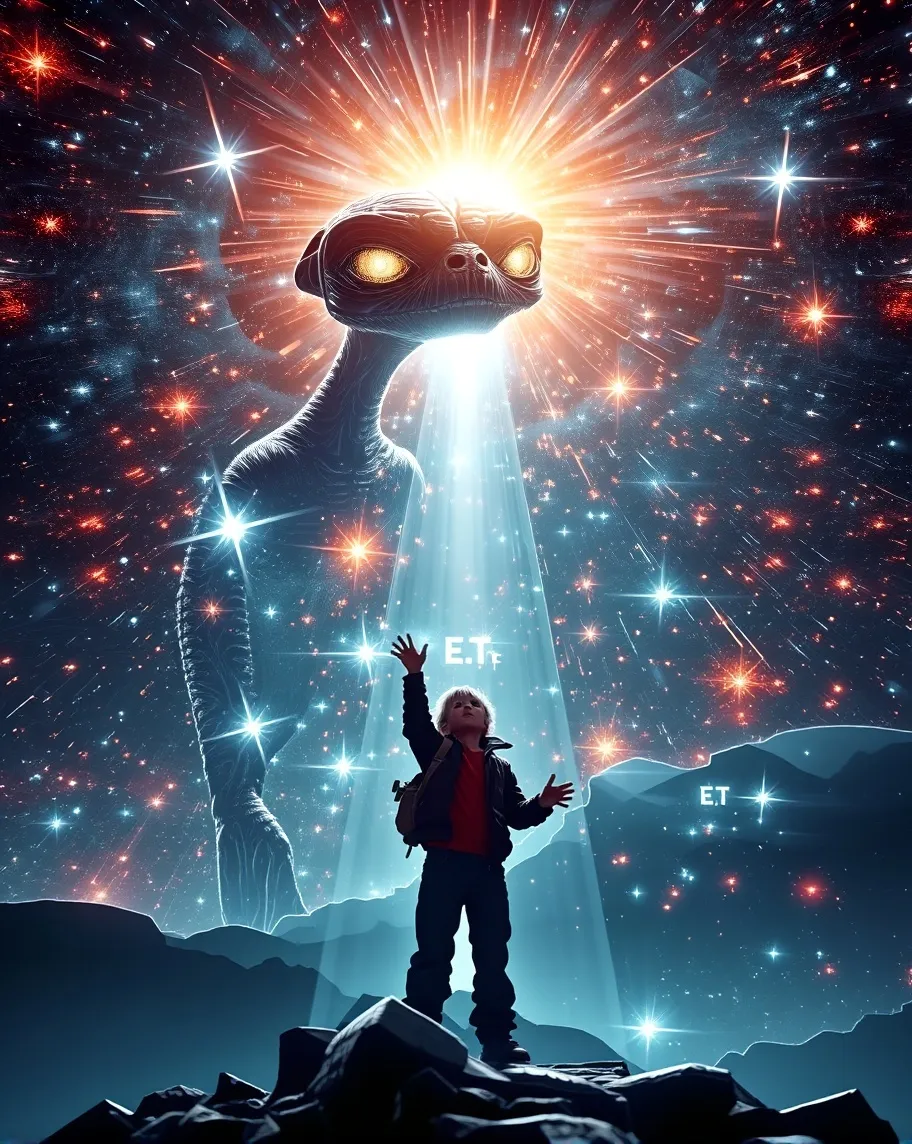 A magical, star-studded night sky - Free AI Photo Generator - starryai