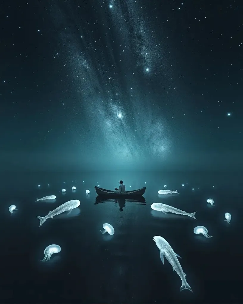 Imagine a vast, starry night sky - Free AI Photo Generator - starryai