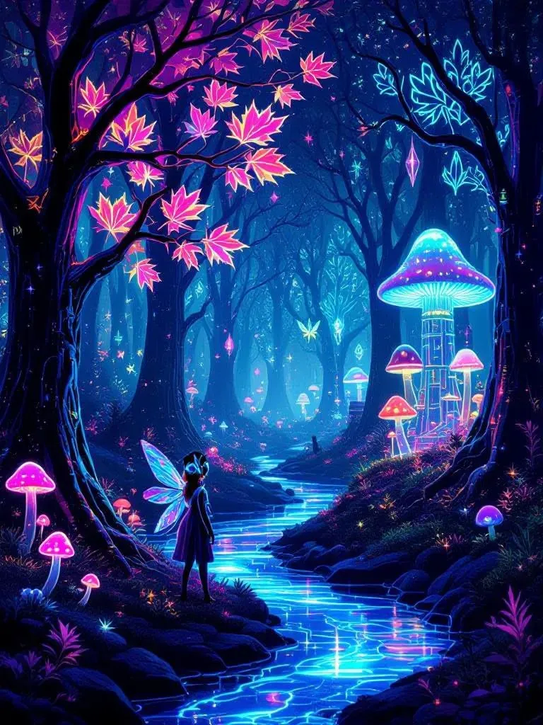 forest madness 🍄 - Free AI Photo Generator - starryai