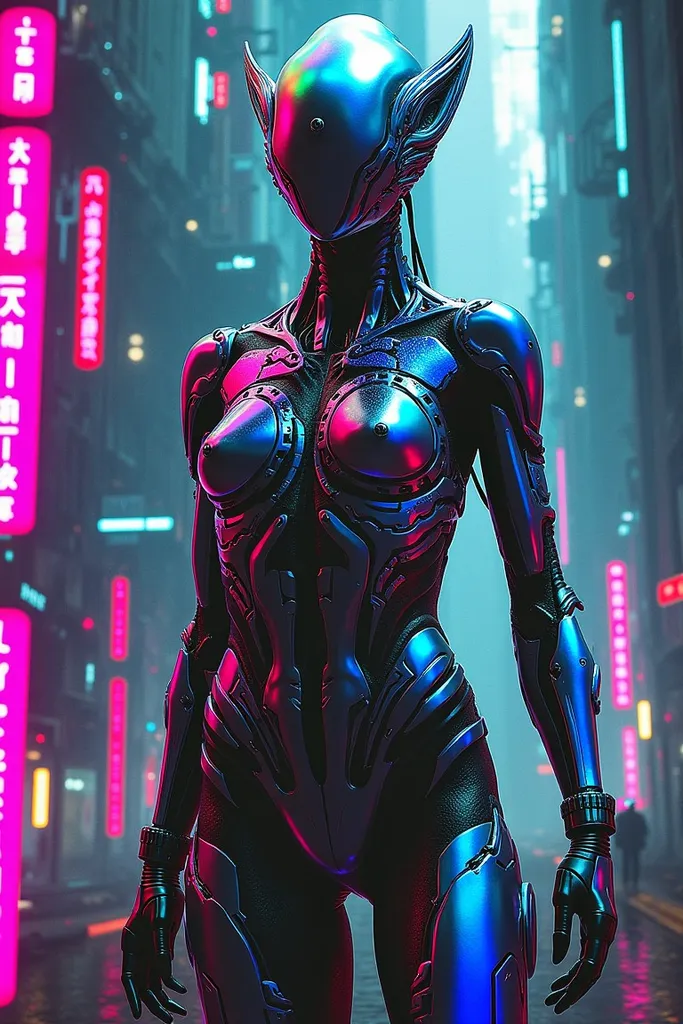 digital painting a cyberpunk a on - Free AI Photo Generator - starryai